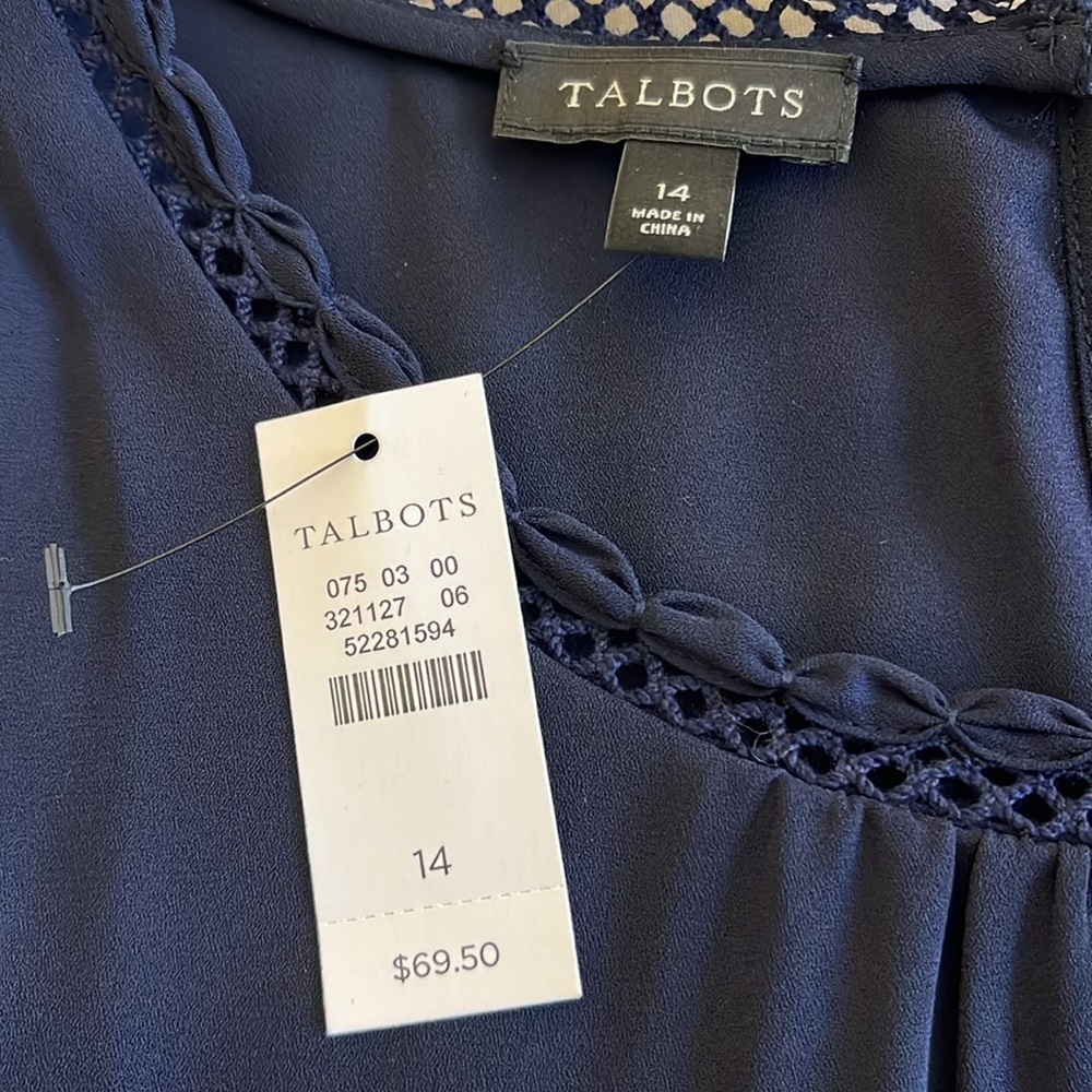 Talbots Sleeveless Shell - Picture 5 of 6